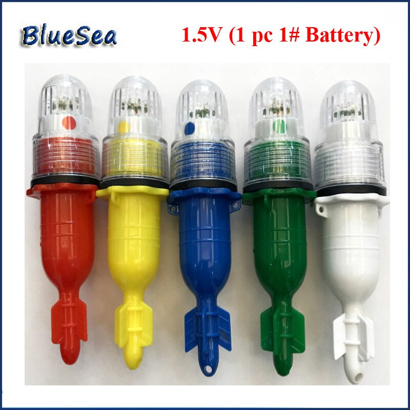 Bluesea 20cm 다양 한 색상 낚시 그물 신호 빛 유치 낚시 캠핑 야외 빛 낚시 플로트 빛 낚시 그물 램프